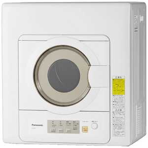 パナソニック　Panasonic 衣類乾燥機[乾燥容量6.0kg] NH-D603-W ホワイト