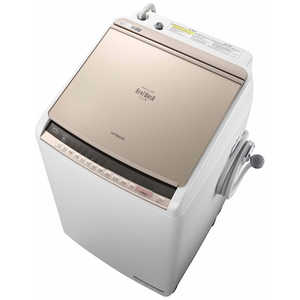 日立　HITACHI 縦型洗濯乾燥機 ビートウォッシュ 洗濯9.0kg 乾燥5.0kg ヒーター乾燥(水冷・除湿タイプ)  BW-DV90C シャンパン