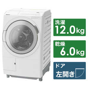 日立　HITACHI ドラム式洗濯乾燥機 洗濯12.0kg 乾燥6.0kg ヒーター乾燥(水冷・除湿タイプ) (左開き) BD-SV120JL-W