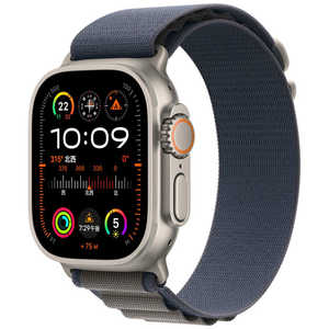 アップル Apple Watch Ultra 2(GPS ＋ Cellularモデル)- 49mmチタニウムケースとブルーアルパインループ - L ブルーアルパインループ L MREQ3JA