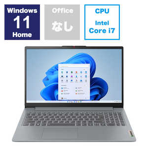 レノボジャパン　Lenovo ノートパソコン IdeaPad Slim 3i Gen 8 [15.6型 /Win11 Home /Core i7 /16GB /512GB] アークティックグレー 83EM009HJP